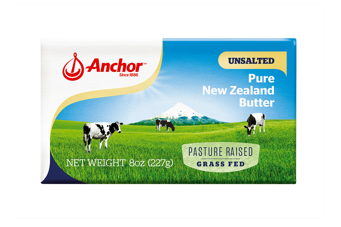 bvi>Anchor Butter, Unsalted - 8 oz (227 g)