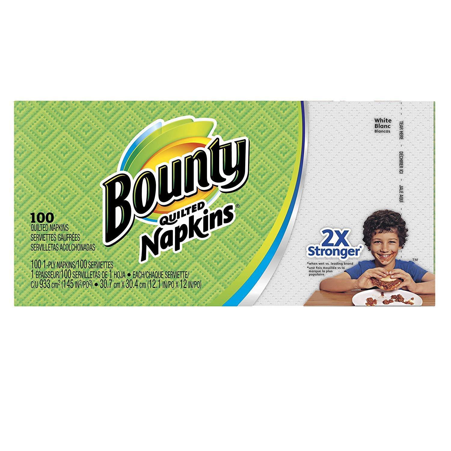 bvi>Bounty Everyday Dinner Napkins - ( 100 cnt )