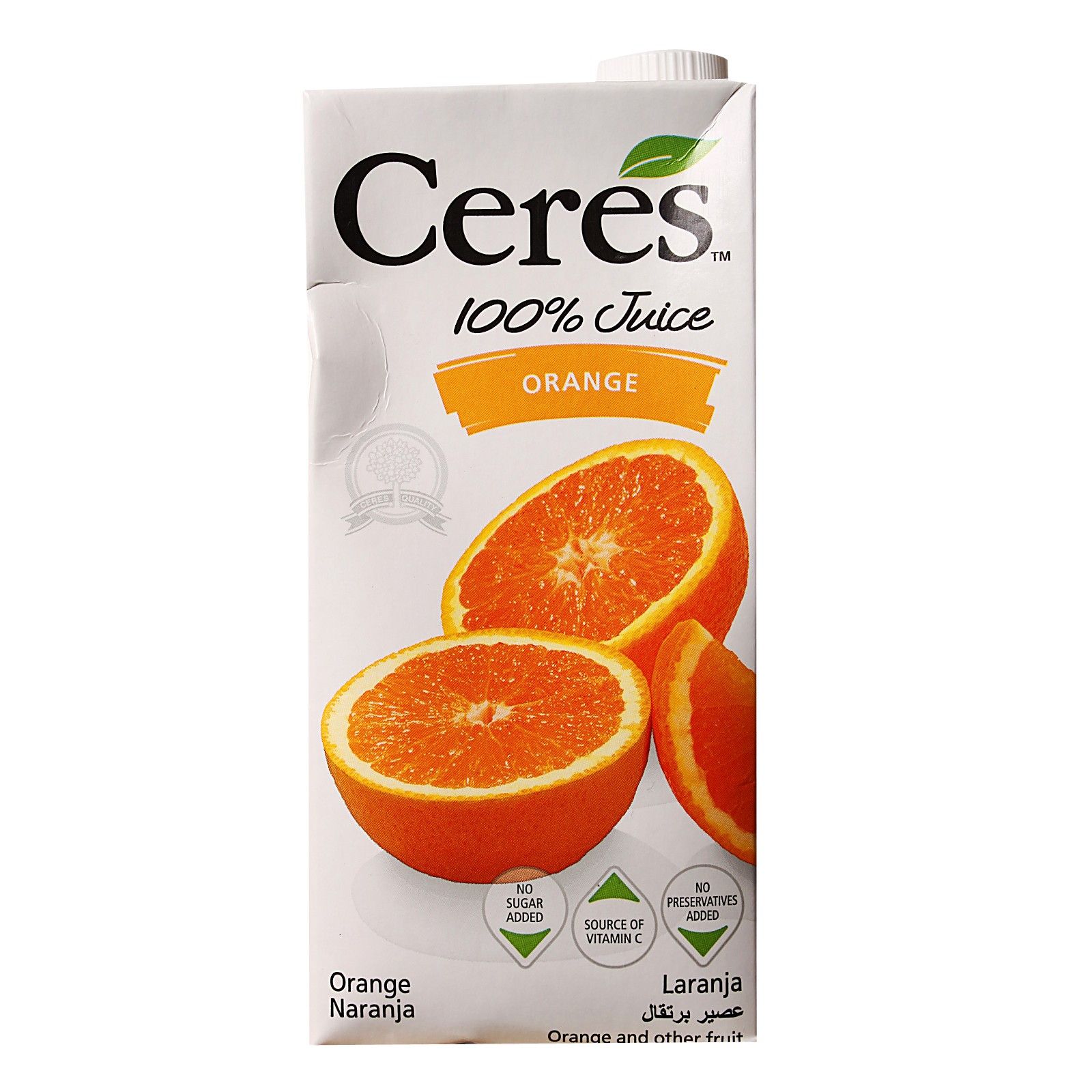 bvi>Ceres 100% Orange Juice - 1 Ltr