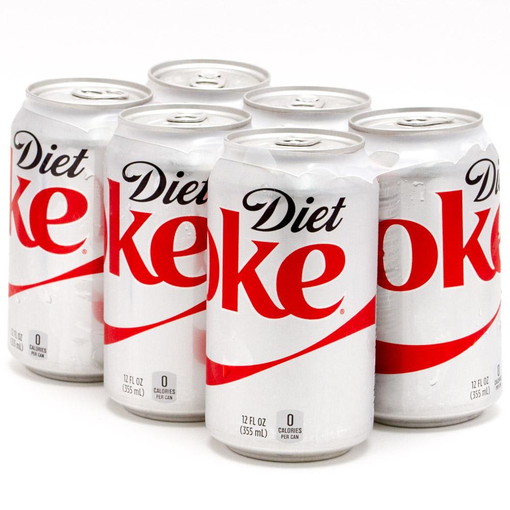 bvi>Diet Coke - 12 oz cans ( 355 ml ) 6 pkt