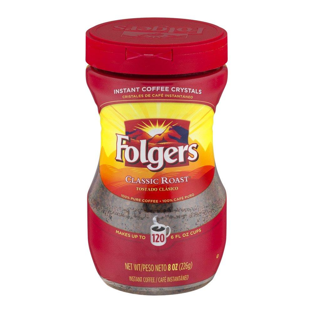 bvi>Folgers Classic Roast Instant Coffee  - 8 oz