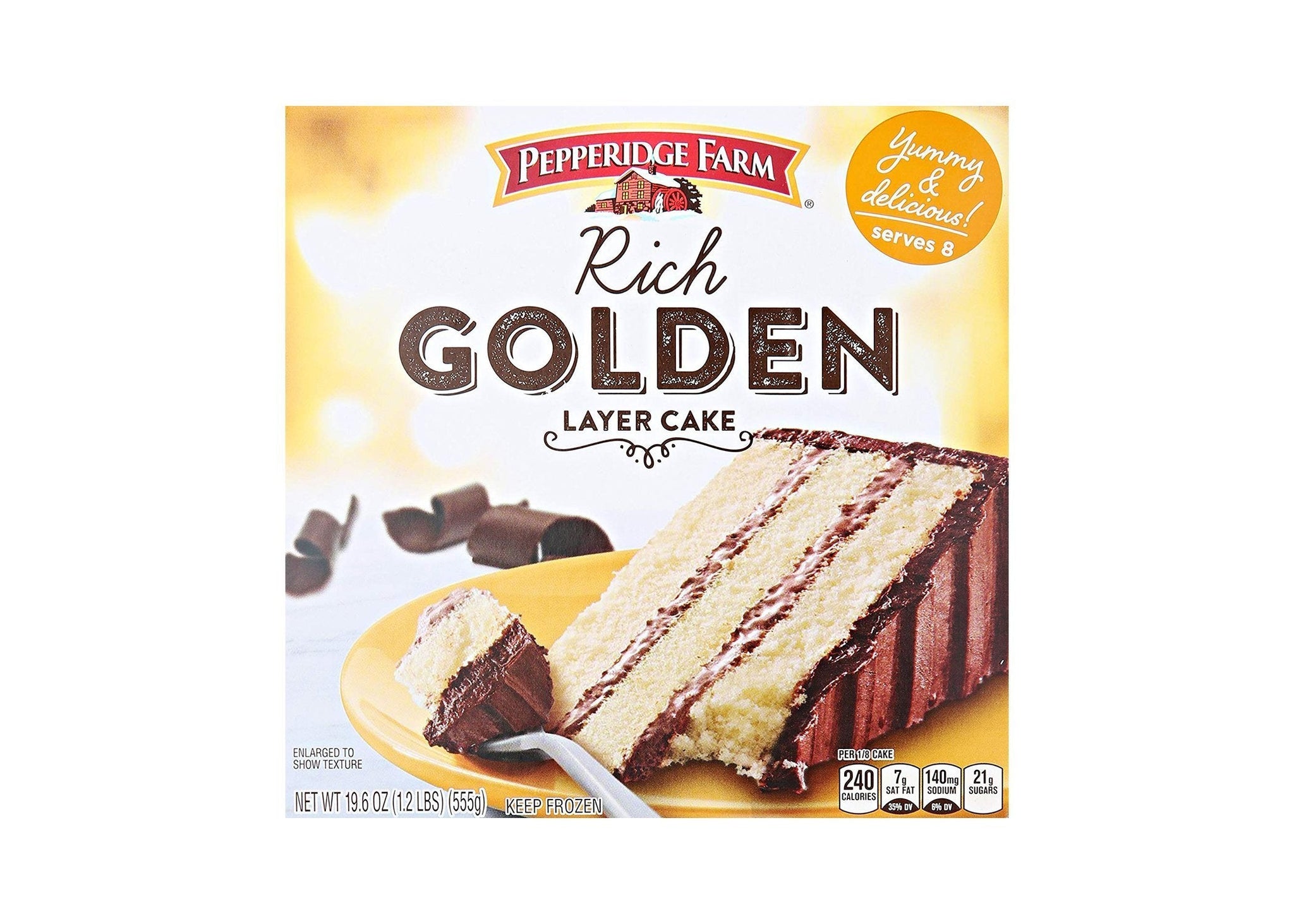 bvi>Pepperidge Farm, Golden Cake  - 19.6 oz (555 g)