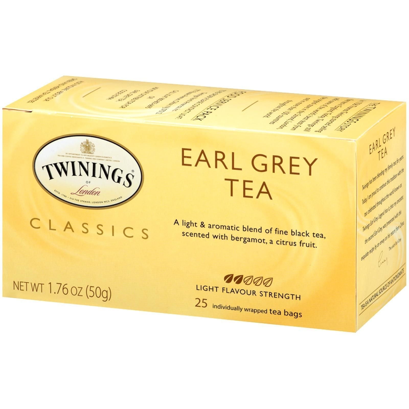 bvi>Twinings Earl Grey Tea - 25 cnt