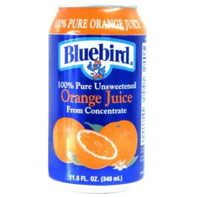 bvi>Bluebird Orange Juice -  11.5 oz can, single