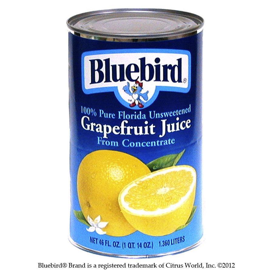 bvi>Bluebird Grapefruit Juice 46 oz