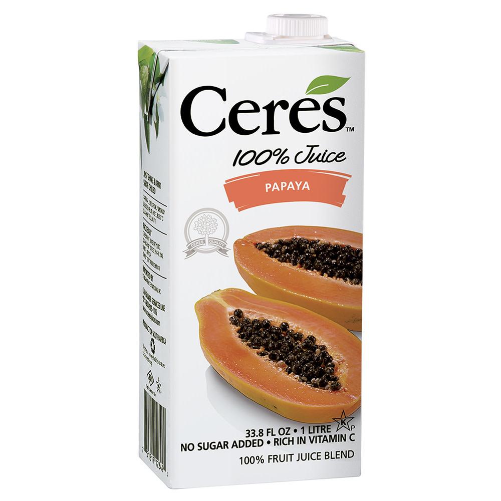 bvi>Ceres 100% Papaya Juice - 1 Ltr