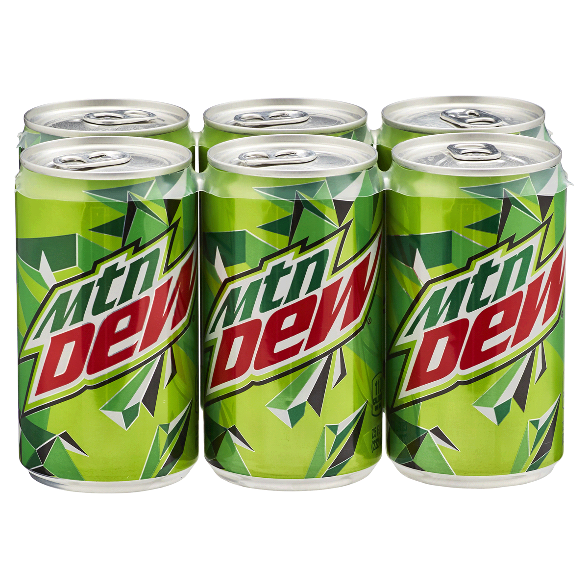 bvi>Mountain Dew Soda - 12 oz cans,  6 pack