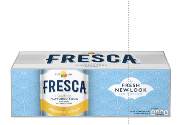 bvi>Soda, Fresca Original Citrus 12 oz (355 ml) cans 12 pack