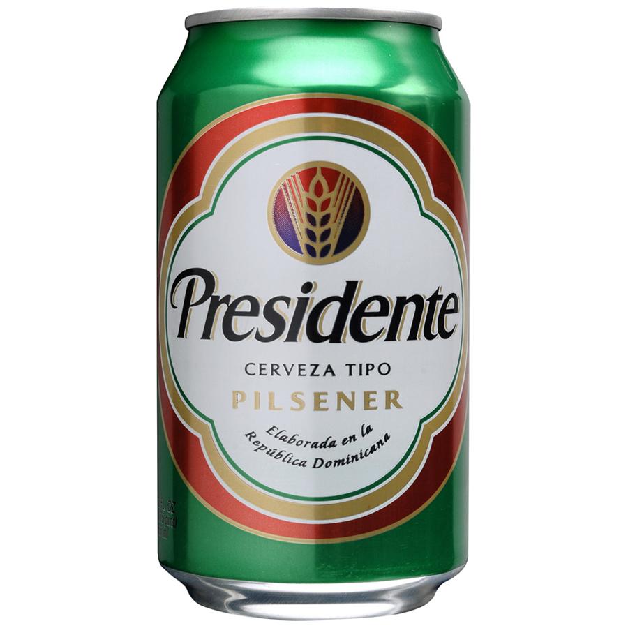 bvi>Presidente Beer - 12 oz cans 24 Pkt